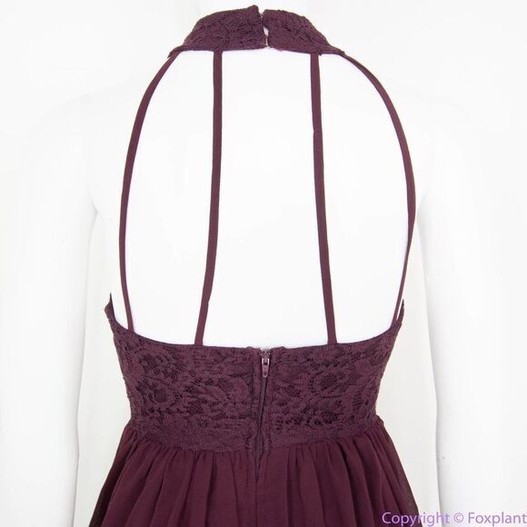 Speechless cocktail jewel embellished cut-out back halter mini dress,‎ junior 3 - Picture 6 of 16